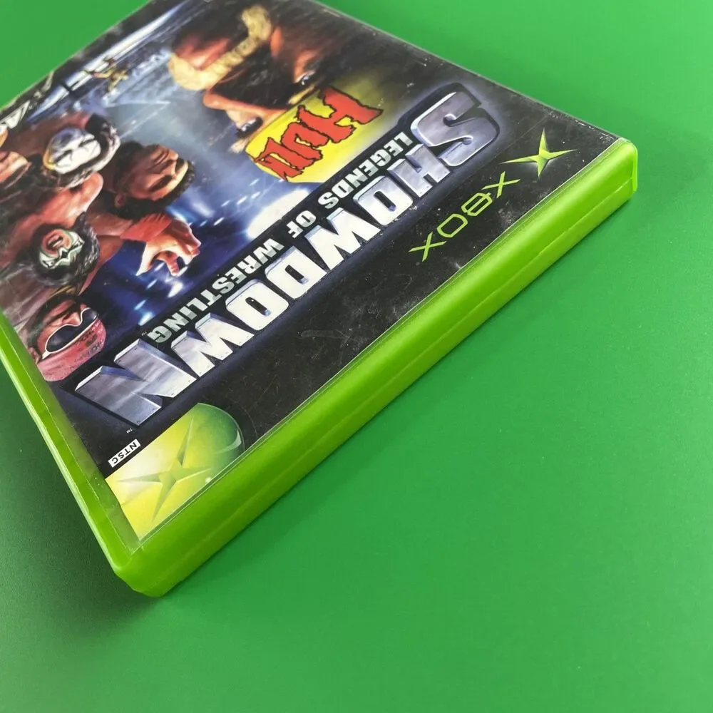 Showdown Legends of Wrestling (Microsoft Xbox, 2004) Complete CIB